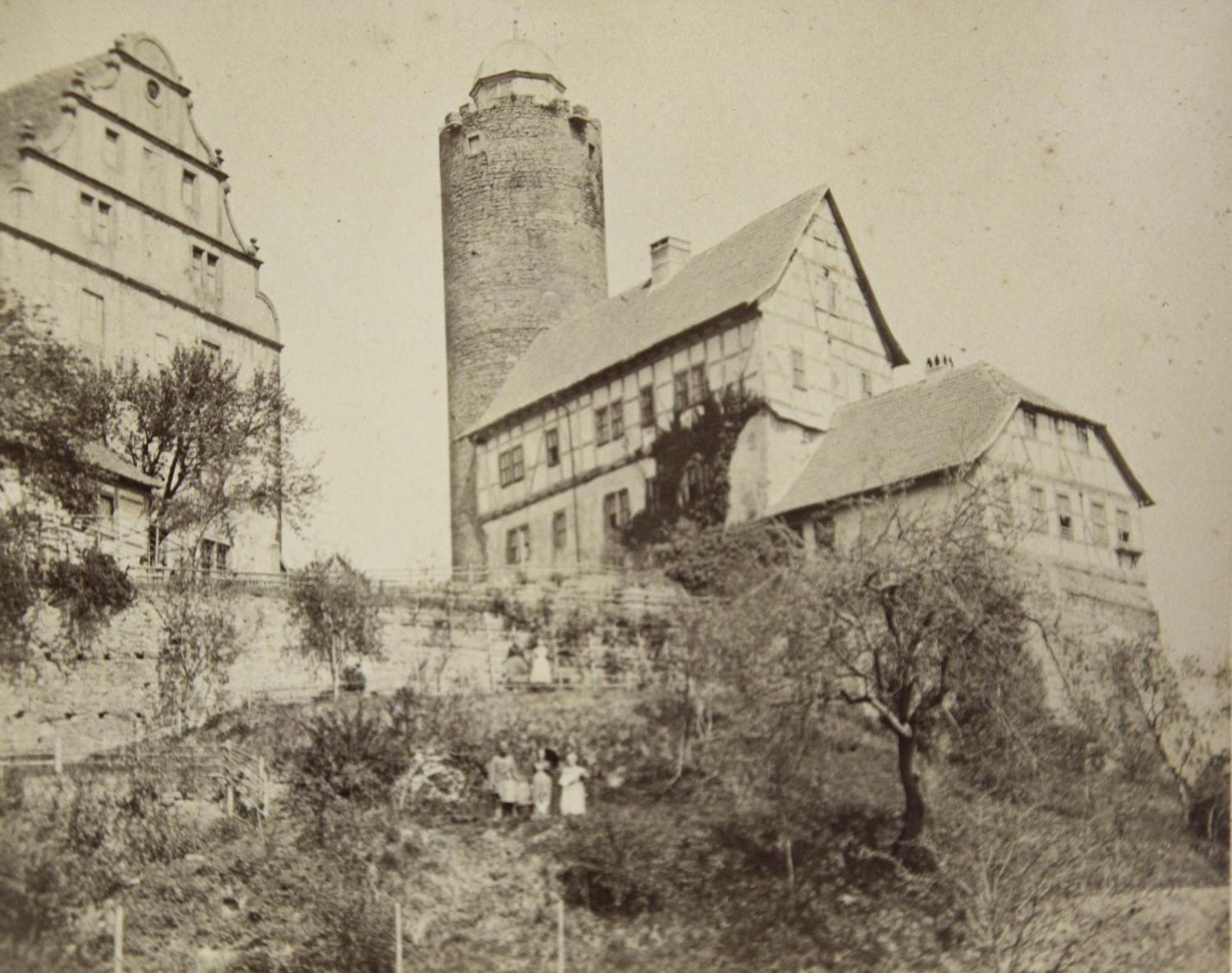 Graefin Amalia - Elegantes Apartment In Der Historischen Hinterburg In Schlitz, 2 Schlafzimmer, Mit Garten, Nahe Fulda Und Bad Hersfeld 外观 照片