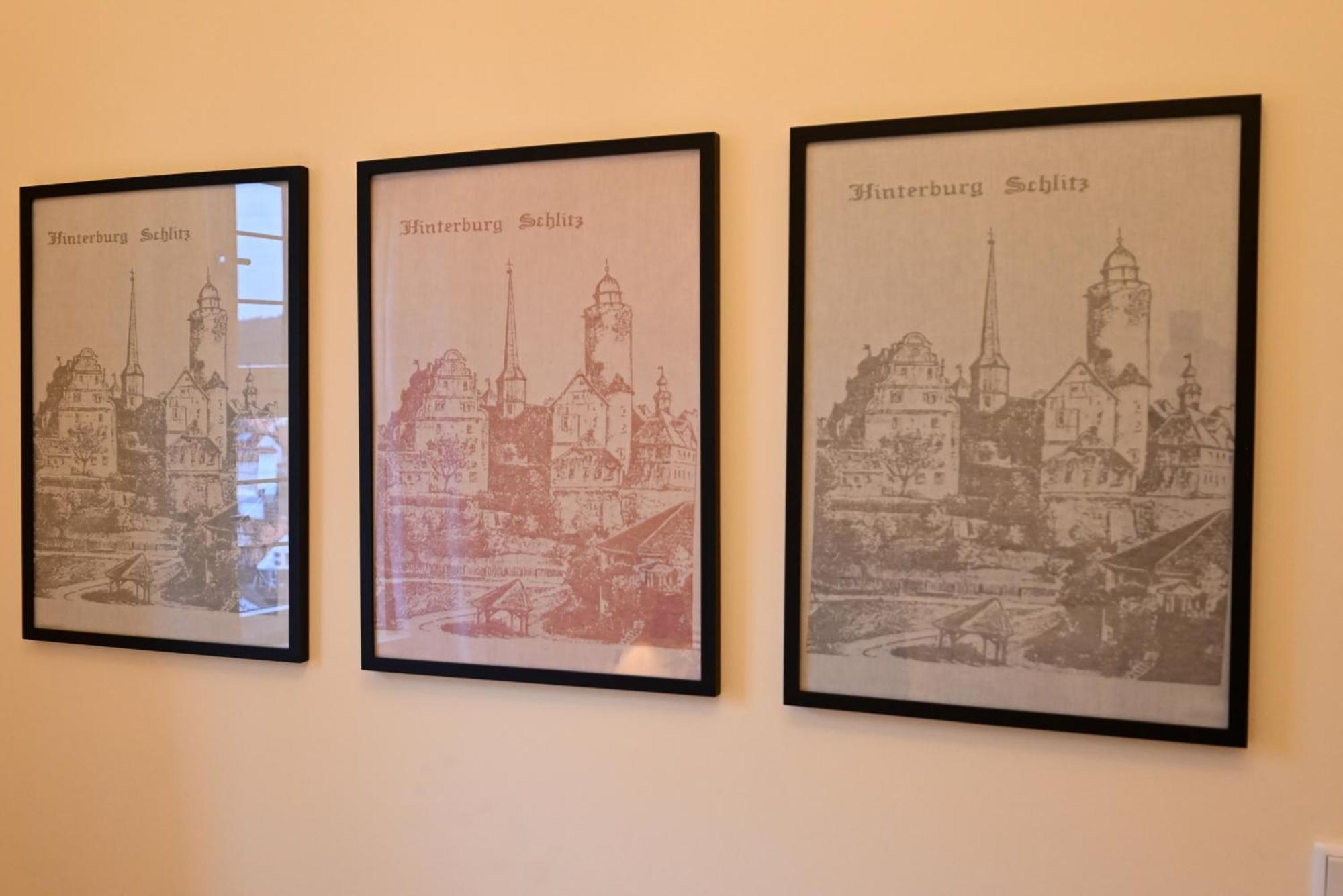 Graefin Amalia - Elegantes Apartment In Der Historischen Hinterburg In Schlitz, 2 Schlafzimmer, Mit Garten, Nahe Fulda Und Bad Hersfeld 外观 照片